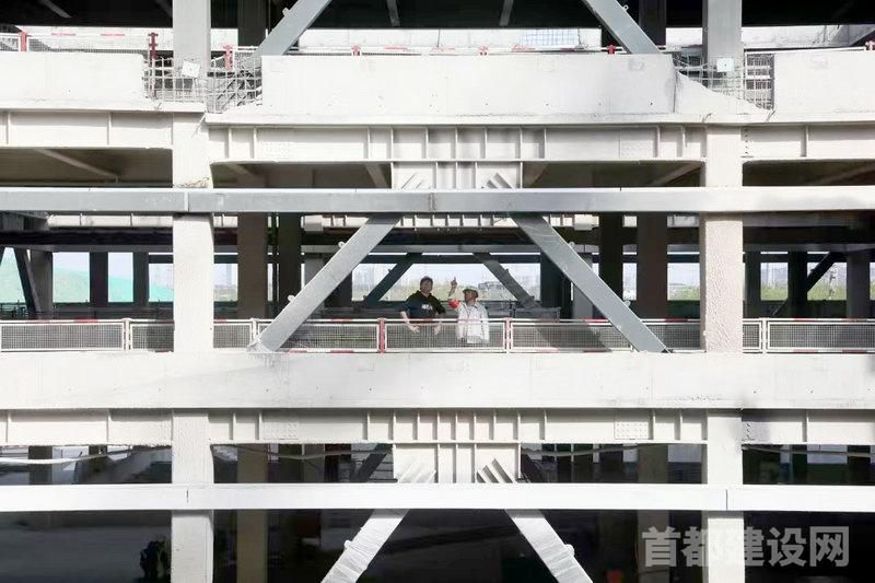 儿研所通州院区二标段工程施工现场